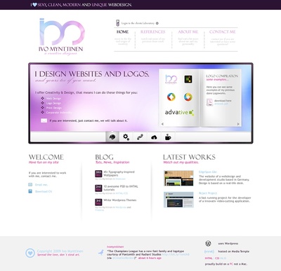 國外27個時尚網站設計界面創意欣賞 探索前沿UI與網頁美學